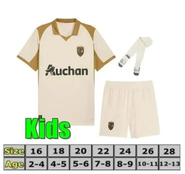 25 26 27 Home Away Maillot RC Lens Soccer Jerseys THIRD Saint-Barbe Special KAKU - SitterJersey.com