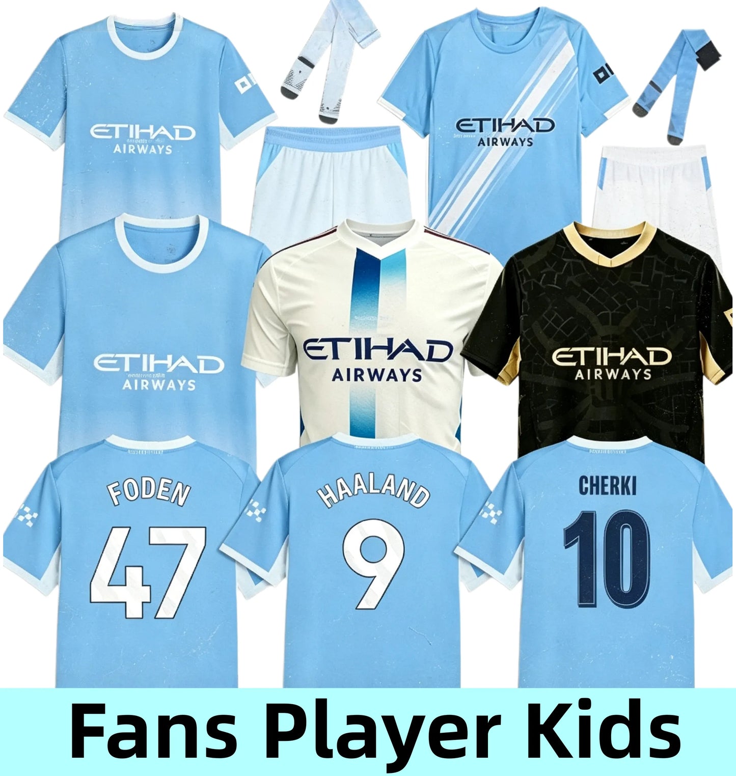 Soccer Jersey Man City 25 26 27 Man Citys HAALAND FODEN Soccer Jersey DONNARUMMA DOKU MARMOUSH GVARDIOL DE BRUYNE NICORetro ManchesterS City26 27 Football Shirt Man Kids Retro - SitterJersey.com