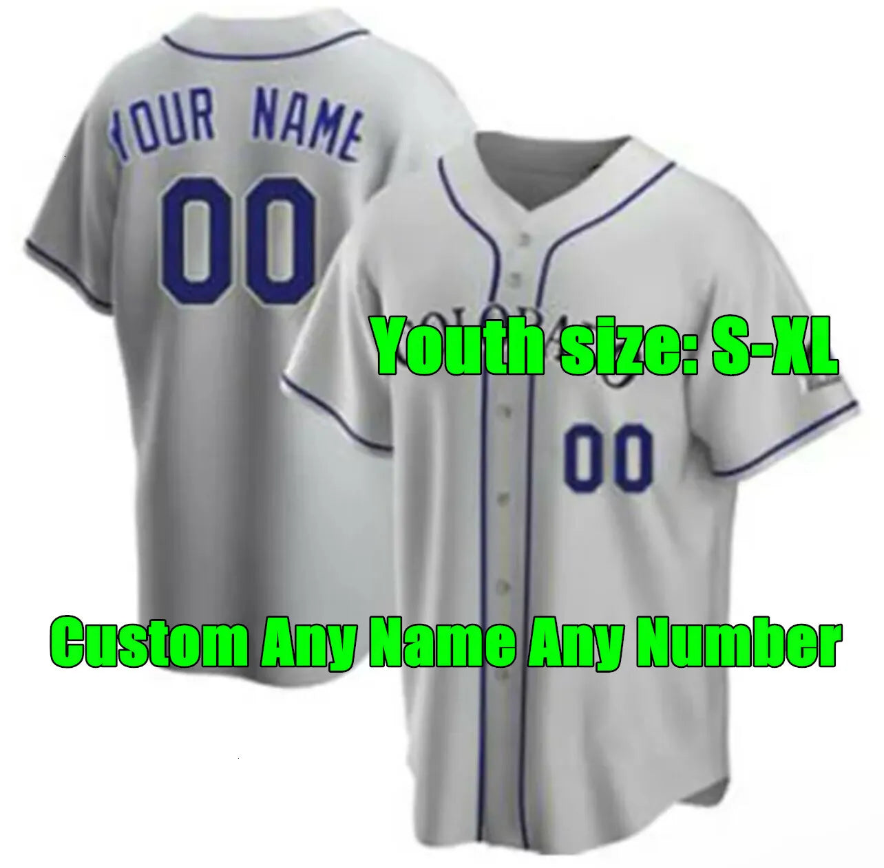 S-4XL 2024 Custom Kris Bryant Jersey Wilson Randal Grichuk Connor Joe Charlie Bl - SitterJersey.com