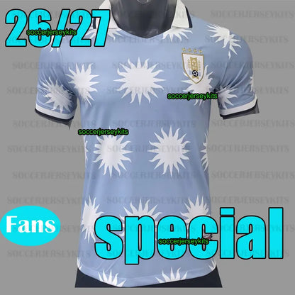 Uruguay jersey 2026 world cup football shirts player long sleeve 2025 national t - SitterJersey.com