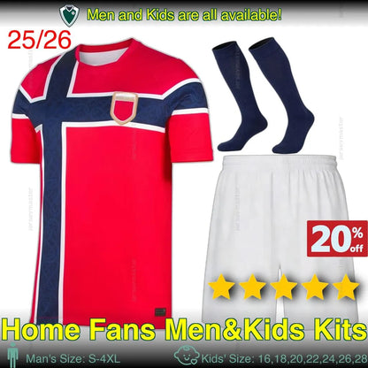 2026 Norway HAALAND 2026 World Cup soccer jerseys SORLOTH NUSA AASGAARD HORN MYH - SitterJersey.com