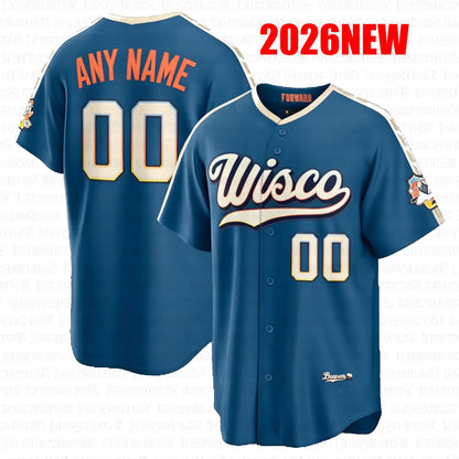 2026 Brewers Baseball Jersey Christian Yelich Jackson Chourio Jacob Misiorowski  - SitterJersey.com