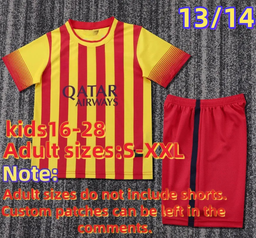 retro Barcelona jersey kids 92 95 98 99 03 04 15 16 17 RONALDINHO RIVALDO maillo - SitterJersey.com