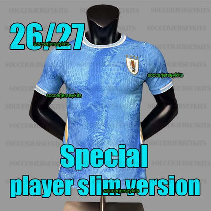 Uruguay jersey 2026 world cup football shirts player long sleeve 2025 national t - SitterJersey.com