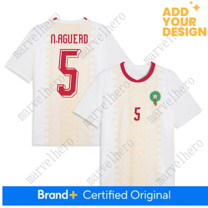 Morocco Away Jersey Achraf Hakimi NO 2 Shirt World Cup 2026 Moroccans National T - SitterJersey.com