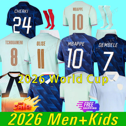 Mbappe Soccer Jersey MBAPPE Soccer Jerseys BELLINGHAM Chandal VINI JR Children Football Shirt Top Valverde Endrick RODRYGO CAMAVINGA Camiseta Jersey Kids Kits 26 27 Reals MAdriD - SitterJersey.com