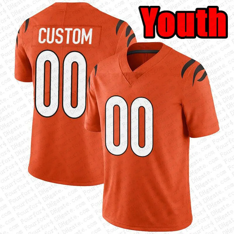 Joe Burrow JaMarr Chase Football Jersey Dexter Lawrence II Joe Flacco Tee Higgin - SitterJersey.com