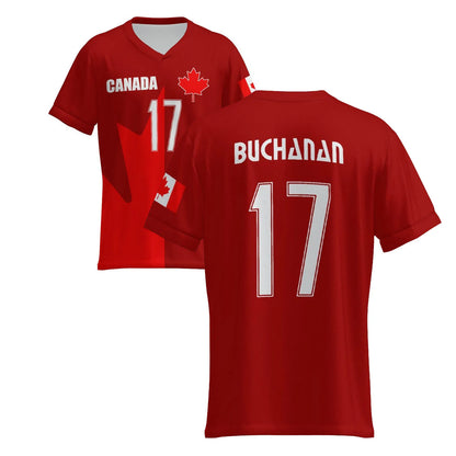 Canada Jersey Alphonso Davies NO 19 World Cup 2026 Canadian National Team Sports - SitterJersey.com