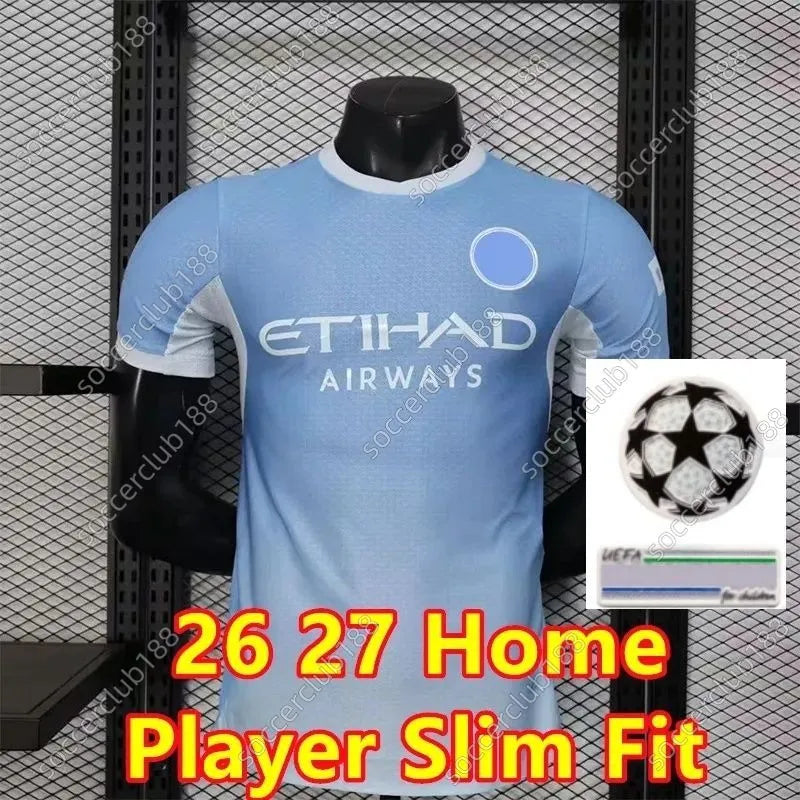 25 26 27 HAALAND MAN CITY soccer jerseys FODEN MARMOUSH DOKU MARMOUSH KOVACIC GV - SitterJersey.com
