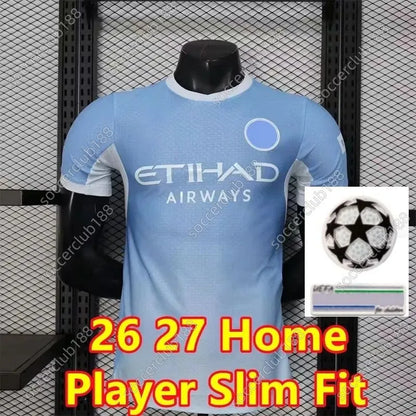 25 26 27 HAALAND MAN CITY soccer jerseys FODEN MARMOUSH DOKU MARMOUSH KOVACIC GV - SitterJersey.com
