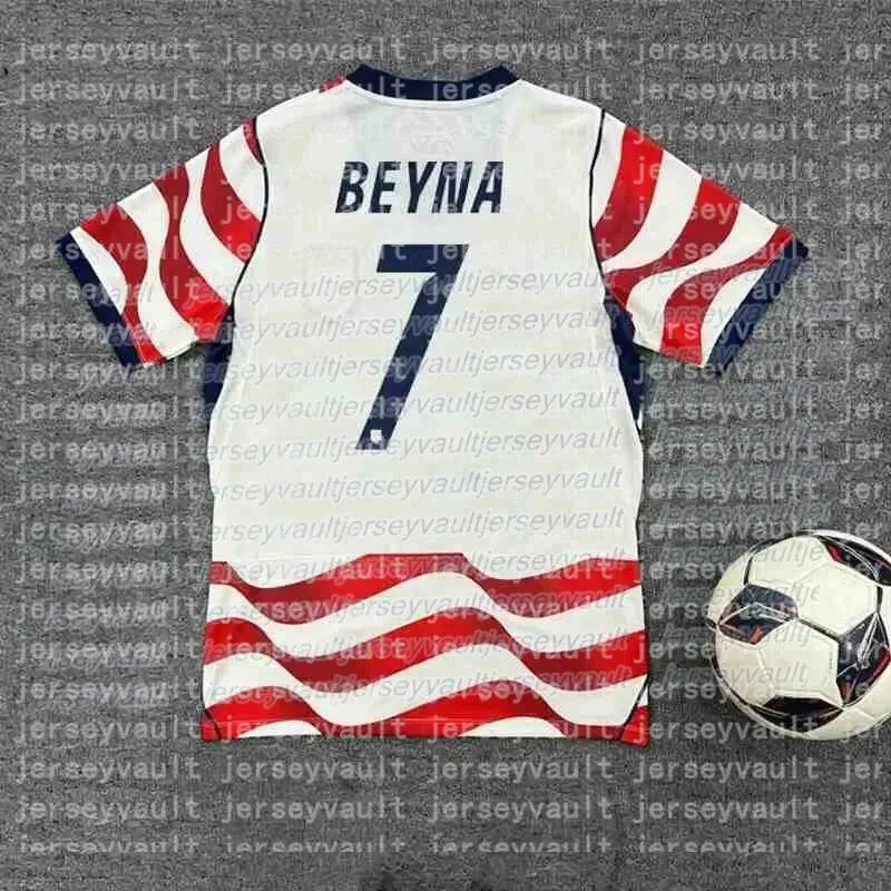 2026 USA HOME World Cup football jersey BEYNA MCKENNIE PULISIC BALOGUN Fans and  - SitterJersey.com