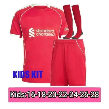 Liverpool Kit 25 26 27 Soccer Jerseys Mohamed Salah ISAK Wirtz Ekitike SZOBOSZLA - SitterJersey.com
