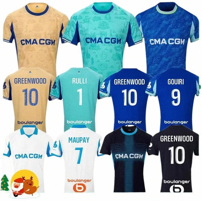 25 26 27 maillot de foot GREENWOOD marseille jersey soccer PAVARD MEDINA PAIxao  - SitterJersey.com