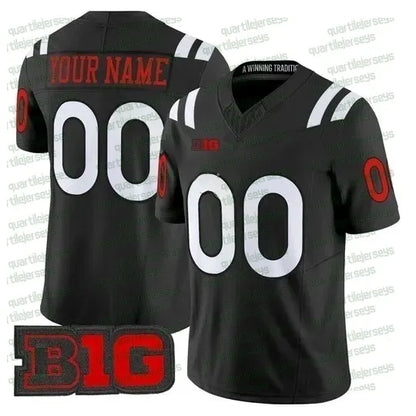 2026-27 Nebraska Cornhuskers Football Jersey Men women Daniel Kaelin Mekhi Nelso - SitterJersey.com