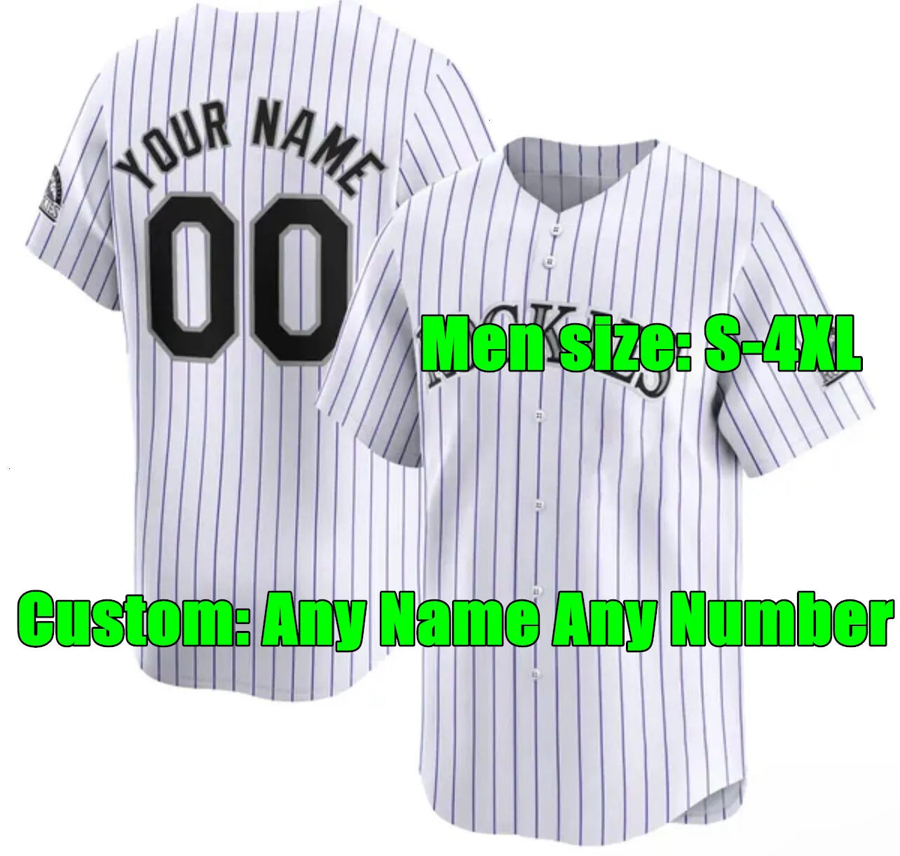 S-4XL 2024 Custom Kris Bryant Jersey Wilson Randal Grichuk Connor Joe Charlie Bl - SitterJersey.com