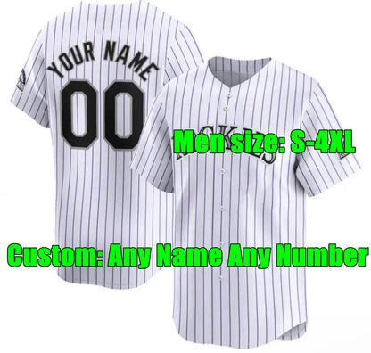 S-4XL 2024 Custom Kris Bryant Jersey Wilson Randal Grichuk Connor Joe Charlie Bl - SitterJersey.com
