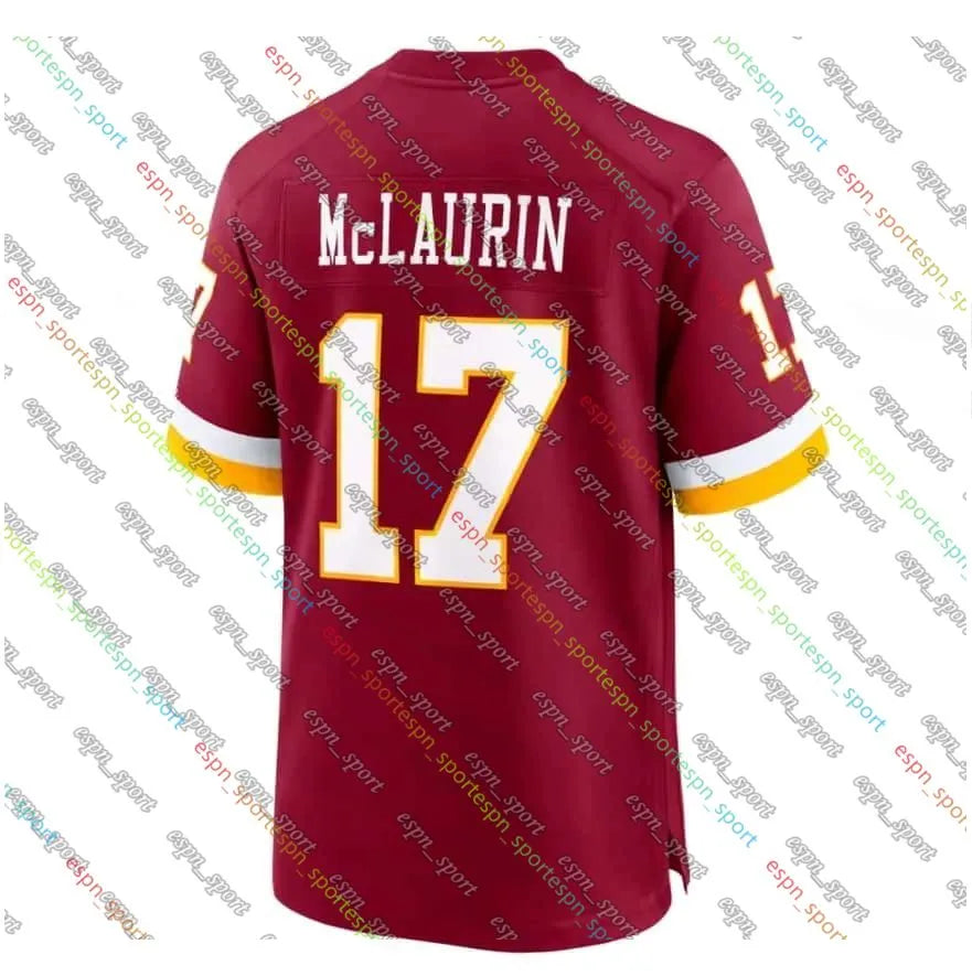 5 Jayden Daniels Terry McLaurin Football Jersey Jacory Croskey-Merritt Mike Sain - SitterJersey.com