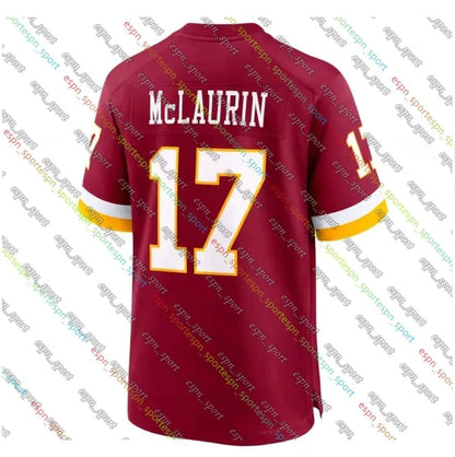 5 Jayden Daniels Terry McLaurin Football Jersey Jacory Croskey-Merritt Mike Sain - SitterJersey.com