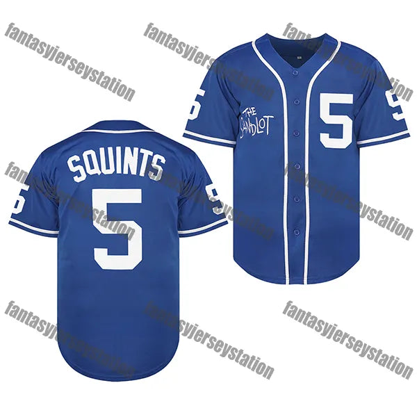 The Sandlot Baseball Jersey 10 White SMALLS Pattern Baseball Sports Tops Basebal - SitterJersey.com