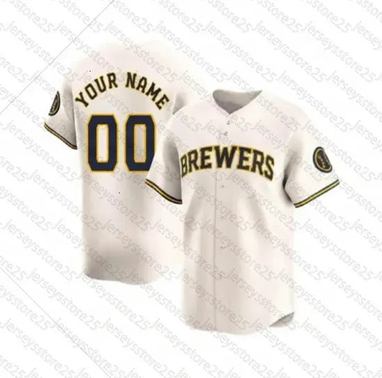 2026 Brewers Baseball Jersey Christian Yelich Jackson Chourio Jacob Misiorowski  - SitterJersey.com