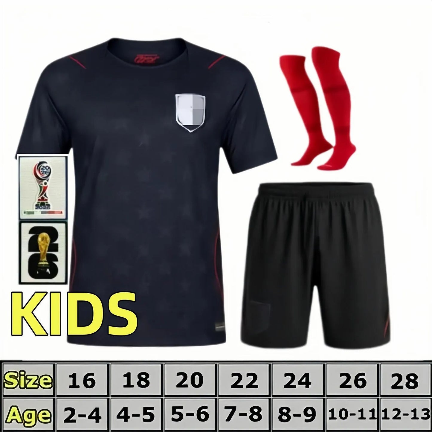 2026 World C u p USA Soccer Jersey 1:1 Replica Outdoor Sports Football Shirt Pul - SitterJersey.com