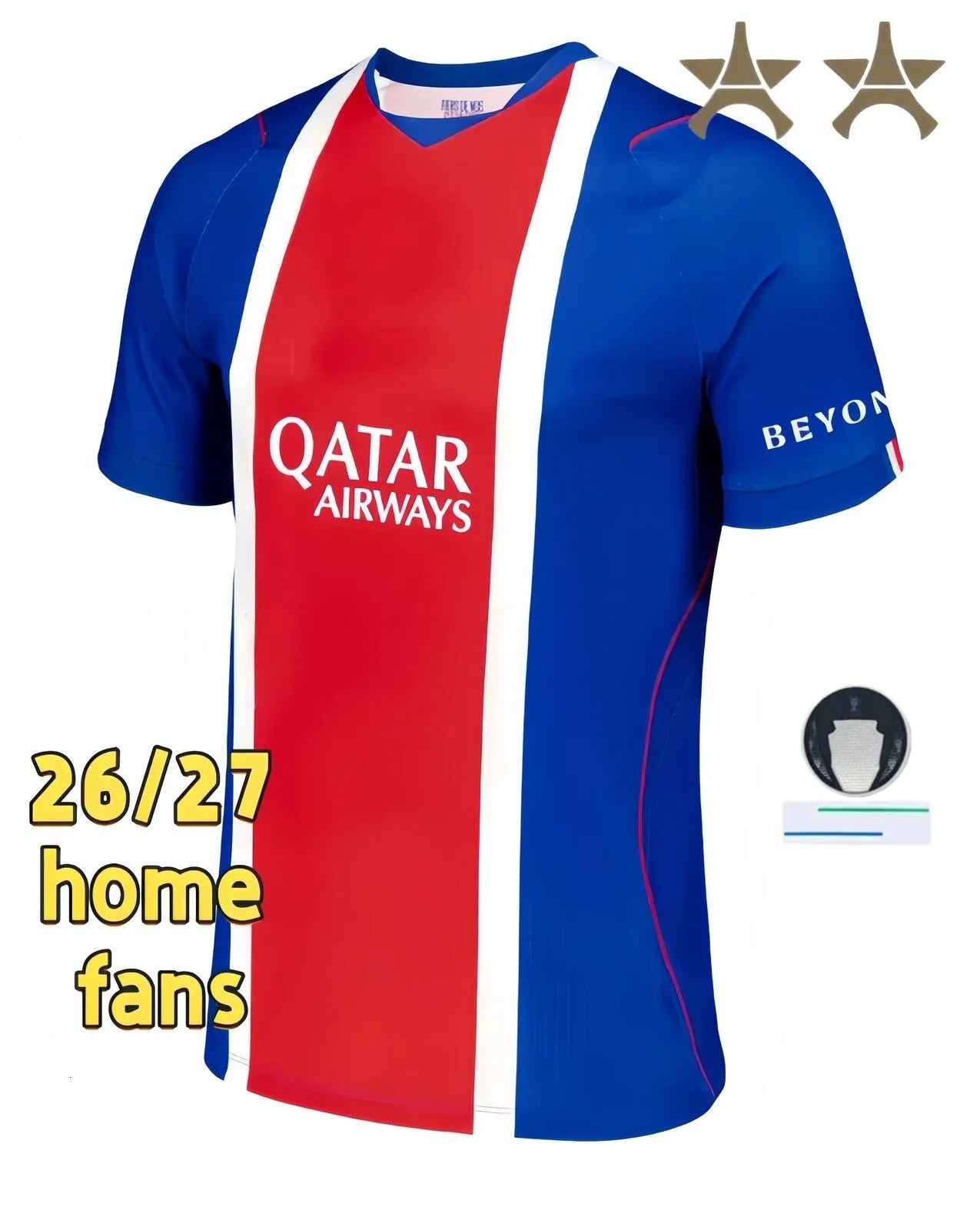 Psge jersey 26 27 DEMBELE HAKIMI BARCOLA NEVES ZAIRE EMERY DONNARUMMA MARQUINHOS - SitterJersey.com