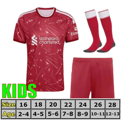 Liveropool Jersey 26 27 SZOBOSZLAI LFC ISAK WIRTZ EKITIKE M.SALAH VIRGIL soccer  - SitterJersey.com