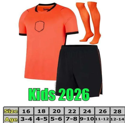 Netherlands Jersey 2026 Netherlands Jersey 2026 World Cup Dutch National Nederlands Elftal Soccer Jerseys F. JONG DE LIGT 26 27 Holland Football Shirt XAVI Kids Kit Retro1988 2010 2012 2008 - SitterJersey.com