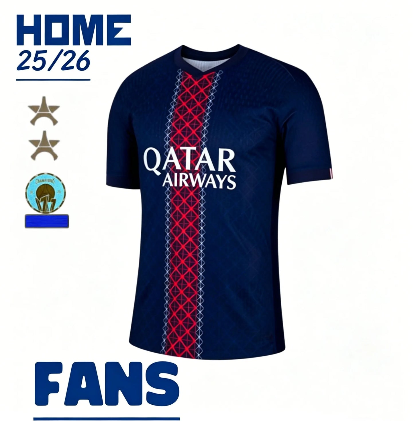 25 26 27psges Jersey O.Dembele D.DOUE KVARATSKHELIA Football Jerseys VITINHA JOA - SitterJersey.com