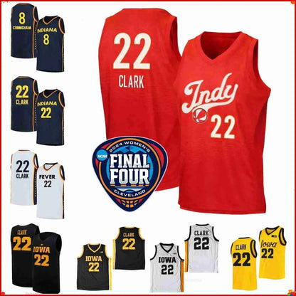 2026 Caitlin Clark Jersey Indiana Final Four 4 Women Sophie Cunningham College B - SitterJersey.com
