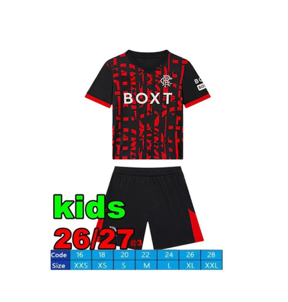 2026 Glasgow RangersS fc 26 27 home soccer jersey home Ranger COLAK ROOFE LUNDST - SitterJersey.com