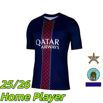 Psges jersey 26 27 maillot psges O.DEMBELE KVARATSKHELIA EMERY RAMOS HAKIMI N.ME - SitterJersey.com