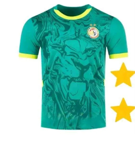 2 Star Senegal Soccer Jerseys 2025 2026 National Team SARR P.M.SARR N.JACKSON DI - SitterJersey.com