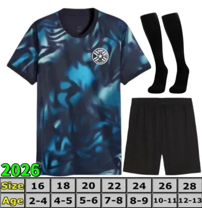 2026 Paraguay Mens Soccer Jerseys M. ALMIRON M. VILLASANTI J. ALONSO ENCISO Home - SitterJersey.com