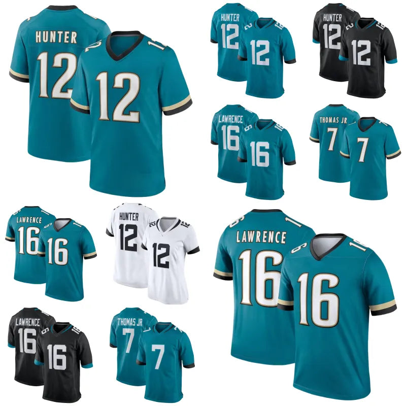 Travis Hunter Football Jerseys Brian Thomas Jr Trevor Lawrence Josh Hines-Allen - SitterJersey.com