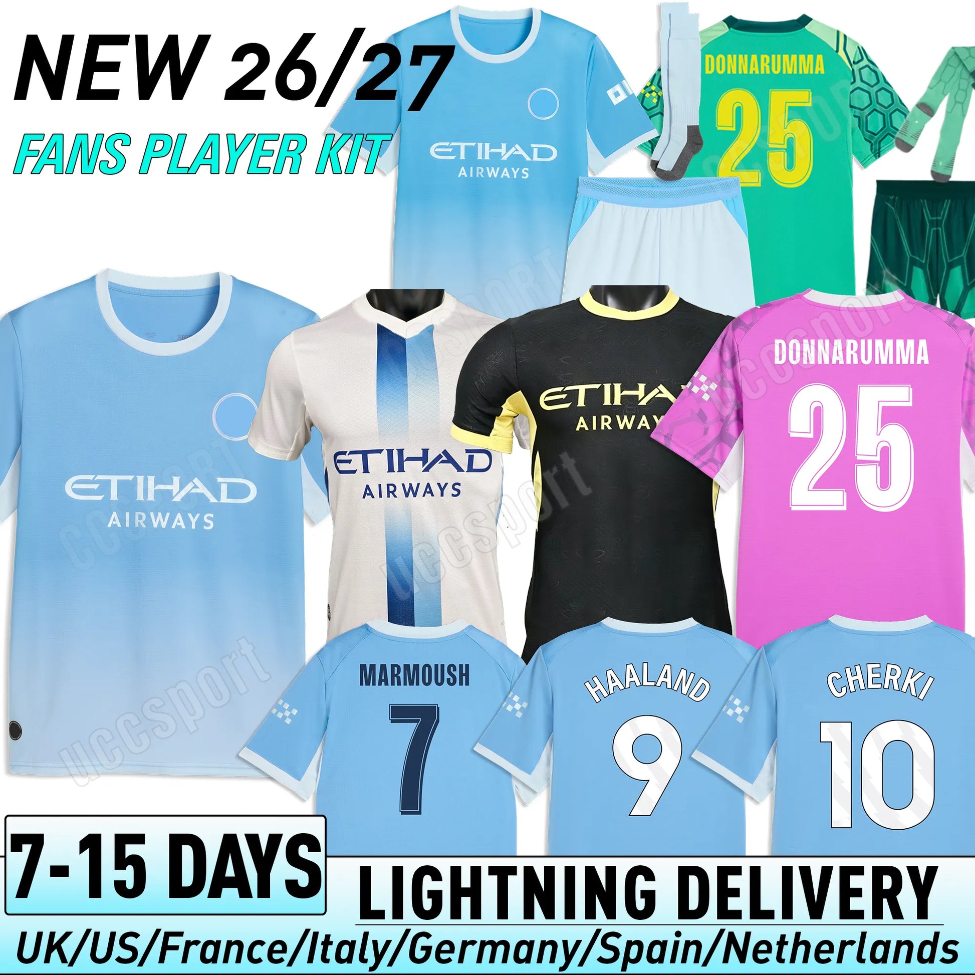 Soccer Jersey Man City 25 26 27 Man Citys HAALAND FODEN Soccer Jersey DONNARUMMA DOKU MARMOUSH GVARDIOL DE BRUYNE NICORetro ManchesterS City26 27 Football Shirt Man Kids Retro - SitterJersey.com