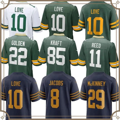 Micah Parsons Jordan Love Josh Jacobs Jayden Reed Matthew Golden Tucker Kraft Ed - SitterJersey.com