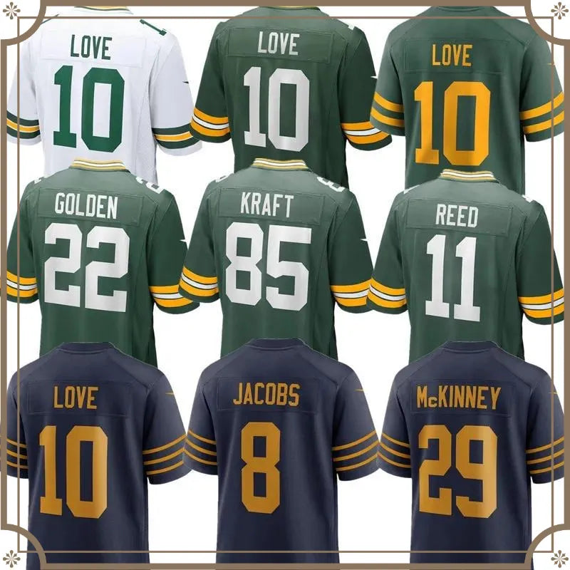 Micah Parsons Jordan Love Josh Jacobs Jayden Reed Matthew Golden Tucker Kraft Ed - SitterJersey.com