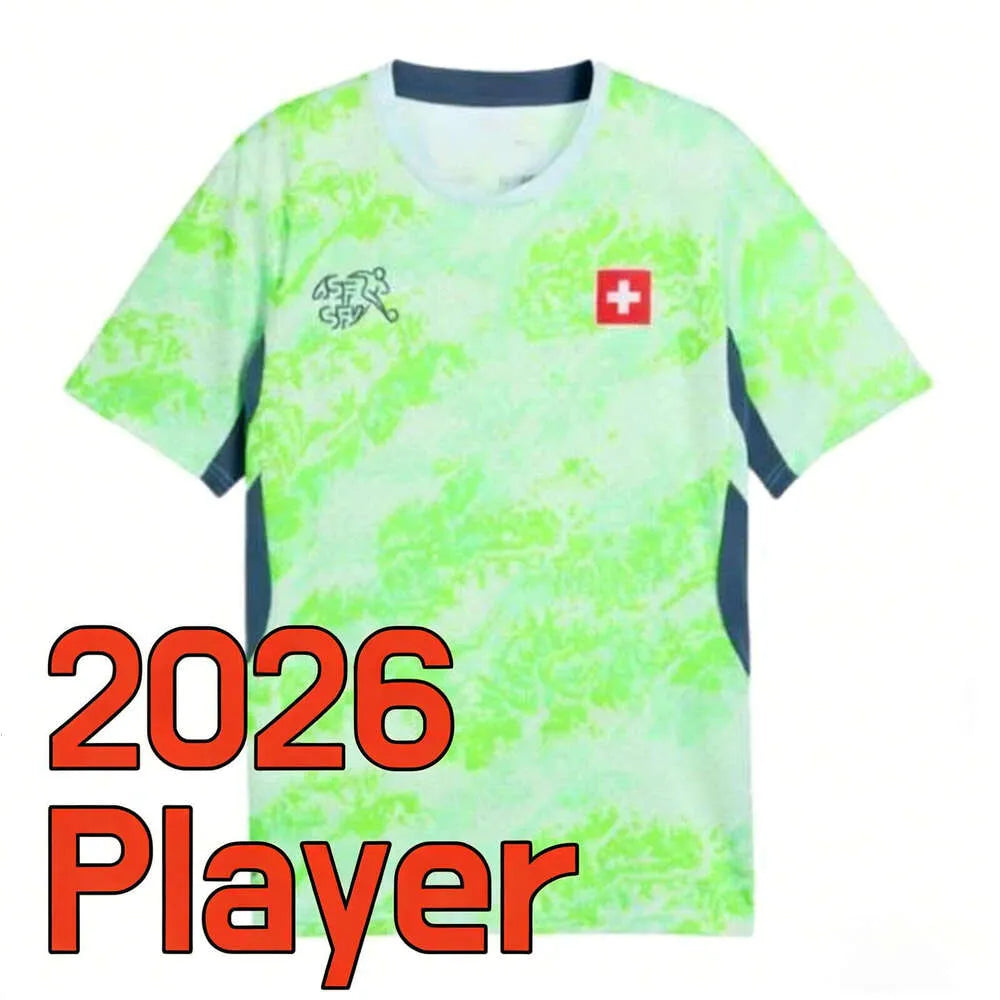 Switzerland Jersey 2026 World Cup National Team Soccer Jerseys 26 27 ELVEDI AKAN - SitterJersey.com