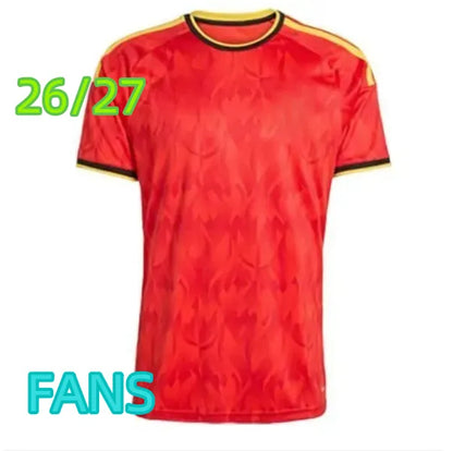 2026 Belgium World Cup Soccer Jerseys DE BRUYNE R. LUKAKU E. HAZARD 25 26 MERTEN - SitterJersey.com
