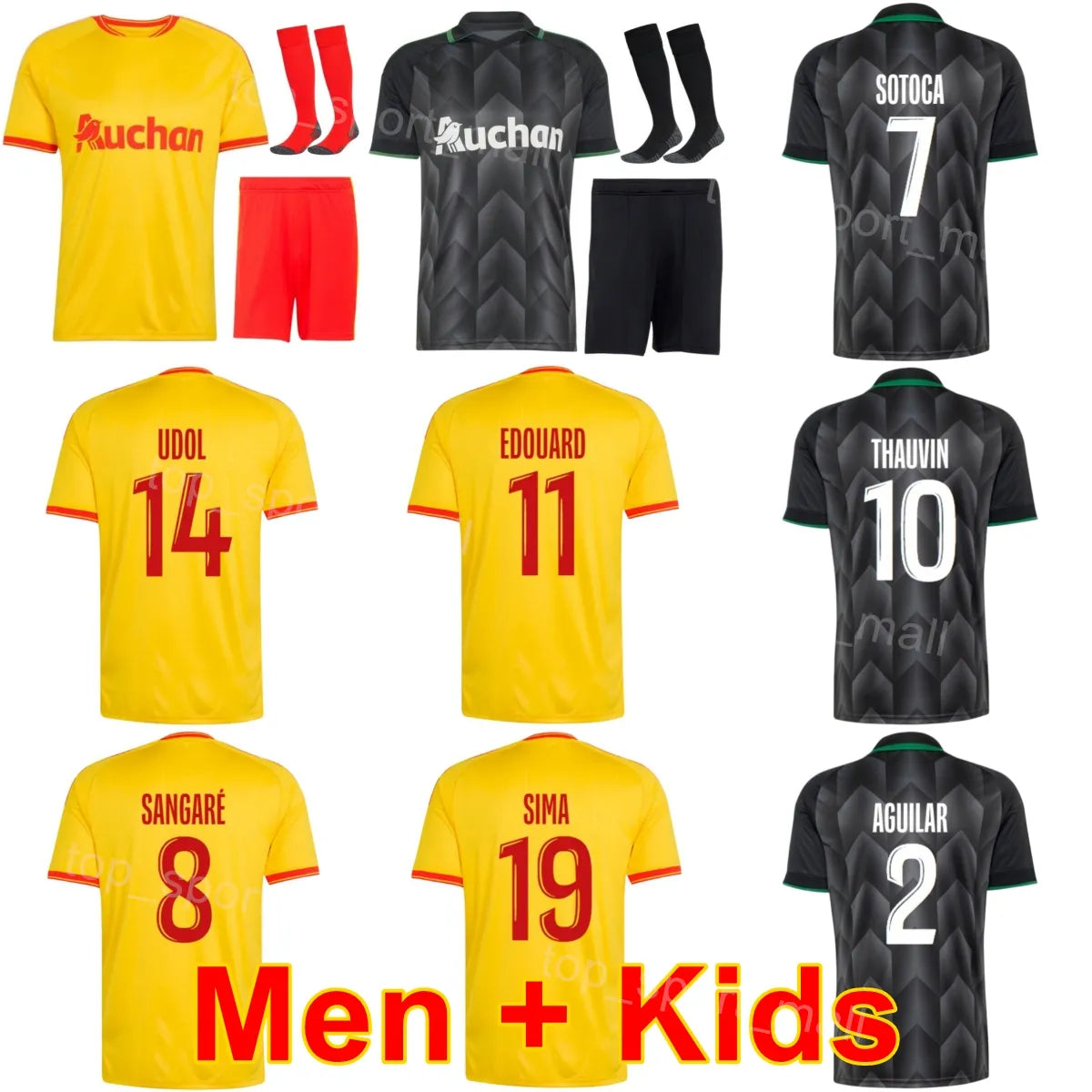 RC Lens 26 27 soccer jersey 2026 2027 SOTOCA SANGARE THAUVIN GUILAVOGUI jerseys  - SitterJersey.com