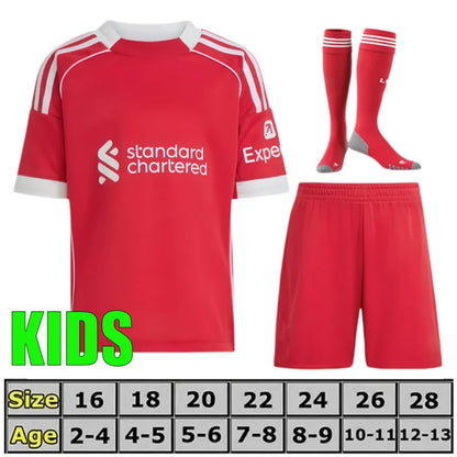 Liveropool Jersey 26 27 SZOBOSZLAI LFC ISAK WIRTZ EKITIKE M.SALAH VIRGIL soccer  - SitterJersey.com