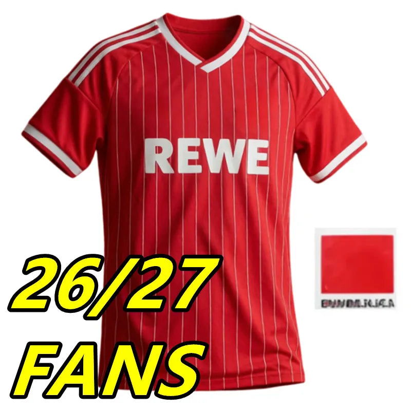 New 2026 2027 FC Koln Soccer Jerseys Koln jersey MARTEL HUBERS WALDSCHMIDT KAINZ - SitterJersey.com