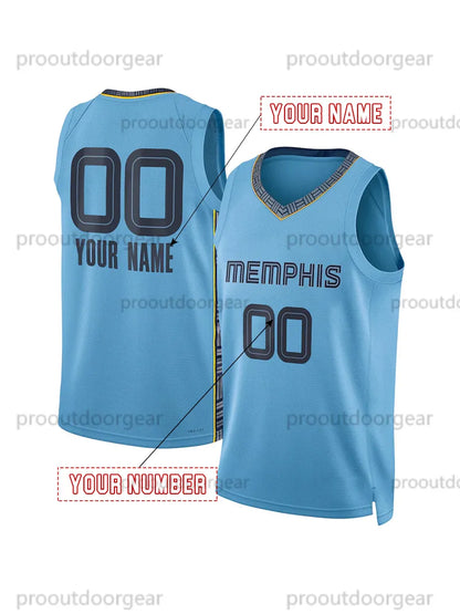 2024/25 City Edition Basketball Jersey Morant Edey Jackson Jr. Bane Custom Jerse - SitterJersey.com