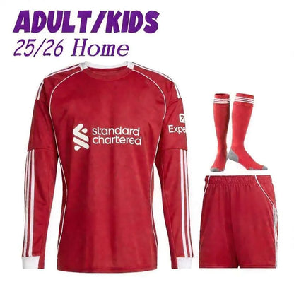 25 26 27 liverpool Wirtz SALAH football shirt Ekitike MAC ISAK ALLISTER Kerkez G - SitterJersey.com