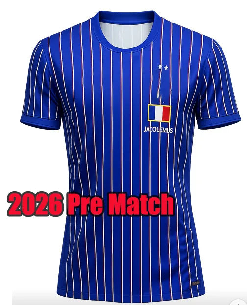 2026 maillot French Soccer Jerseys MBAPPE CHERKI OLISE DOUE Saliba kit Dembele 2 - SitterJersey.com