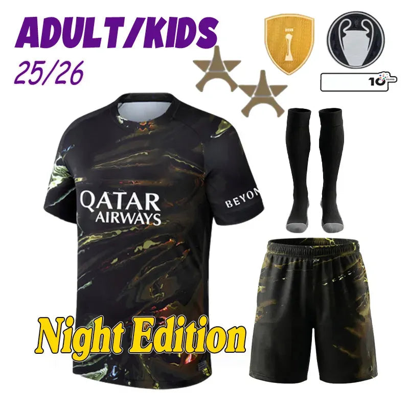 Psges jersey Soccer Jerseys DEMBELE HAKIMI 25 26 27 enfants 2026 football shirts - SitterJersey.com