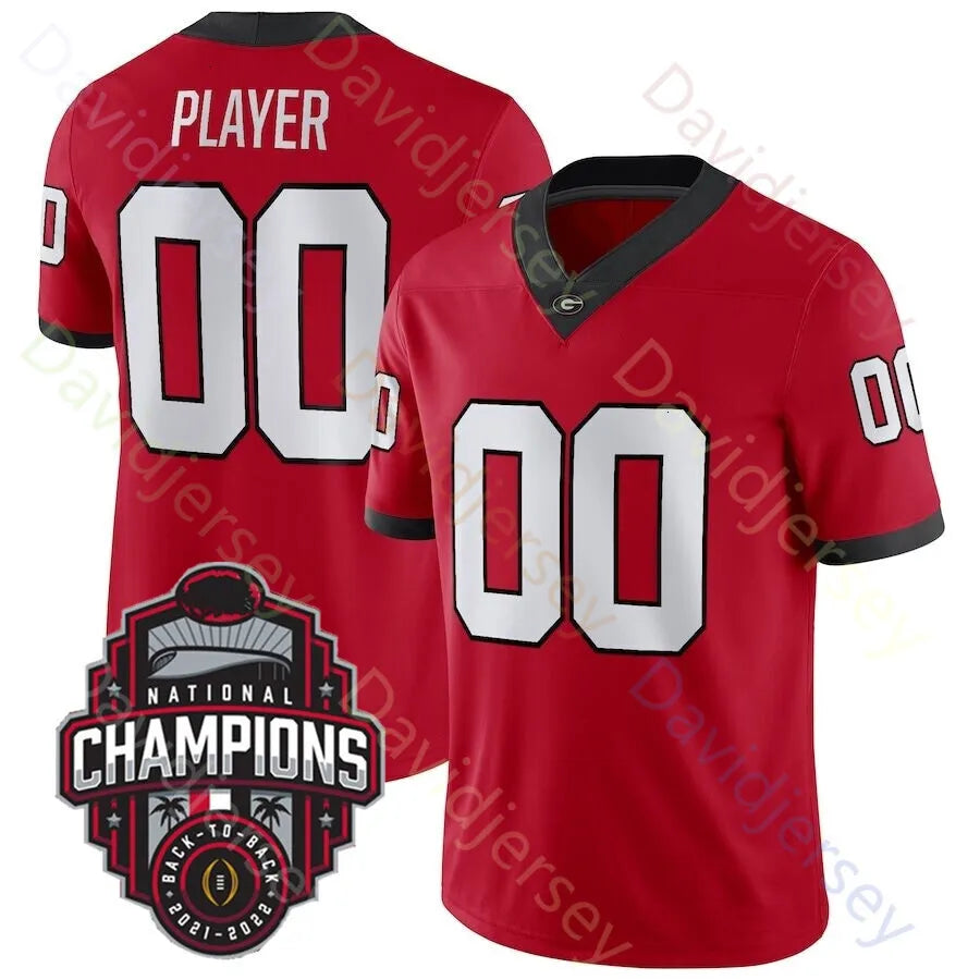 Georgia Bulldog Football Jersey College Gunner Stockton Zachariah Branch Kaiden  - SitterJersey.com