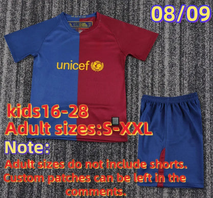 retro Barcelona jersey kids 92 95 98 99 03 04 15 16 17 RONALDINHO RIVALDO maillo - SitterJersey.com
