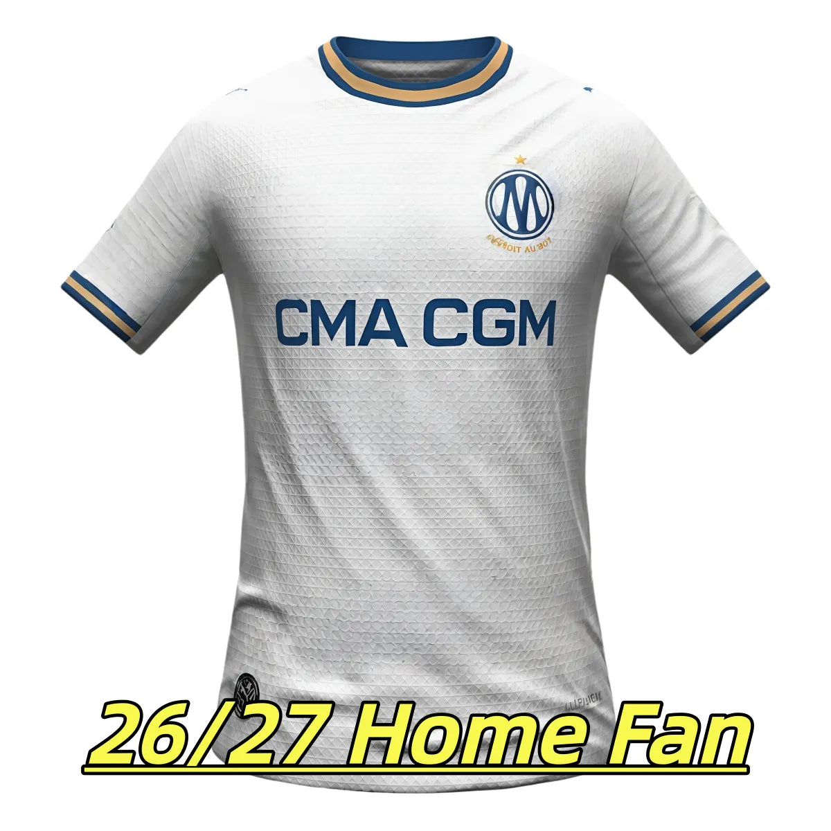 26 27 Maillot Marseille 2027 OM Monumentale Soccer Jerseys GREENWOOD RULLI BALER - SitterJersey.com